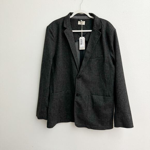 Civil Society Gustave Herringbone Two Button Blazer NEW Mens XL - Picture 1 of 6